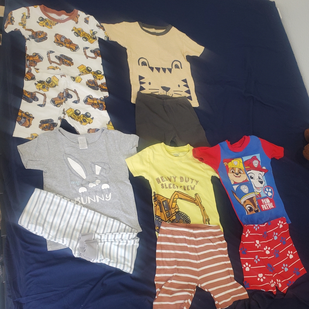 Carter's Kids'‎ Pajama Set - Yellow, Gray, Red, Blue